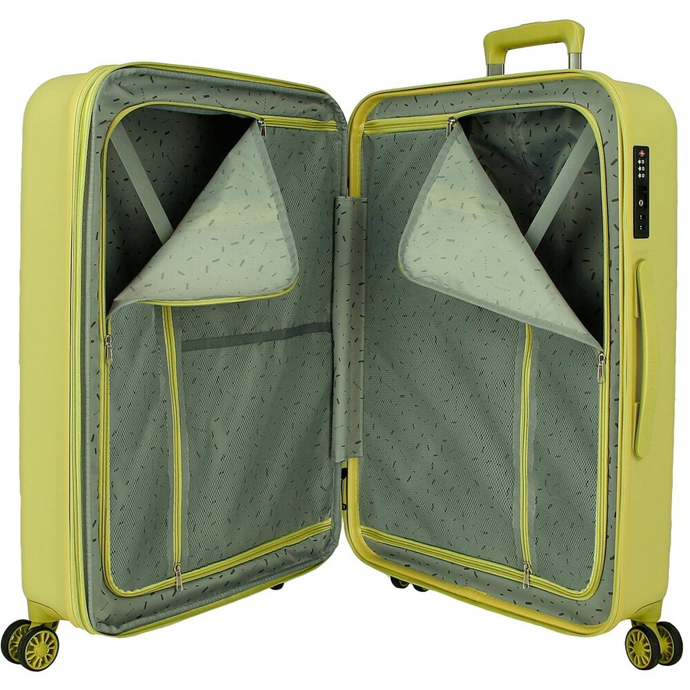 Troler MOVOM Wood, 75 cm, galben