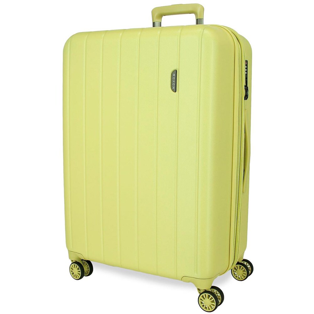 Troler MOVOM Wood, 75 cm, galben