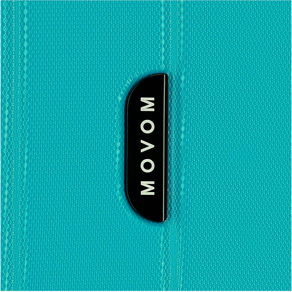 Troler MOVOM Wood, 55 cm, turcoaz