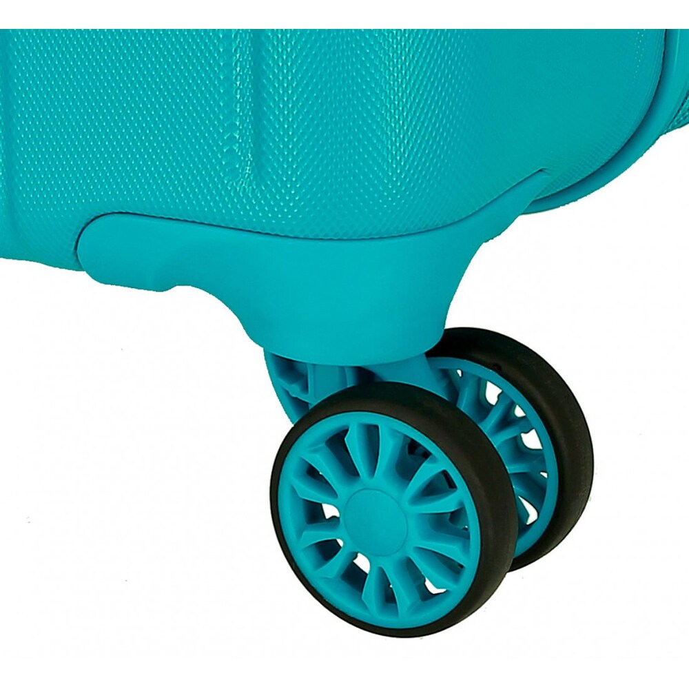 Troler MOVOM Wood, 55 cm, turcoaz