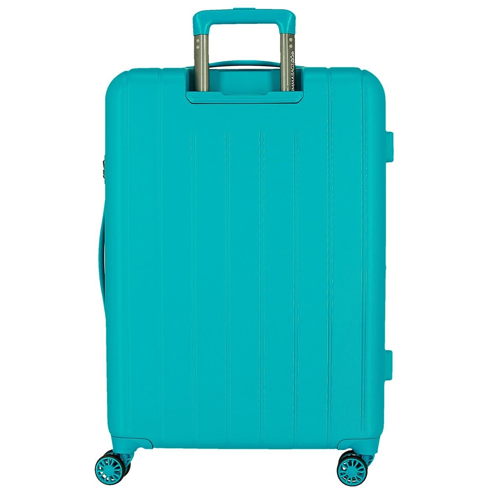 Troler MOVOM Wood, 65 cm, turcoaz