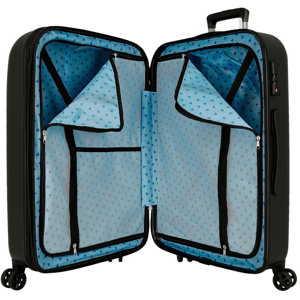 Troler copii DISNEY Mickey Good Trip, 70 cm, negru