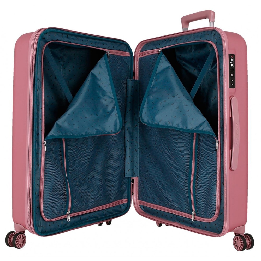 Troler MOVOM Wood, 75 cm, roz