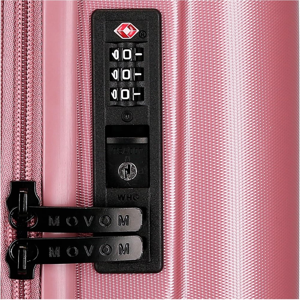 Troler MOVOM Wood, 75 cm, roz
