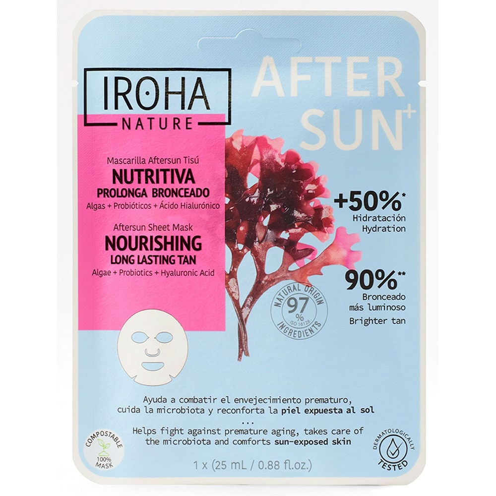 Masca de fata IROHA Nourishing Probiotice, Acid Hialuronic, 25ml