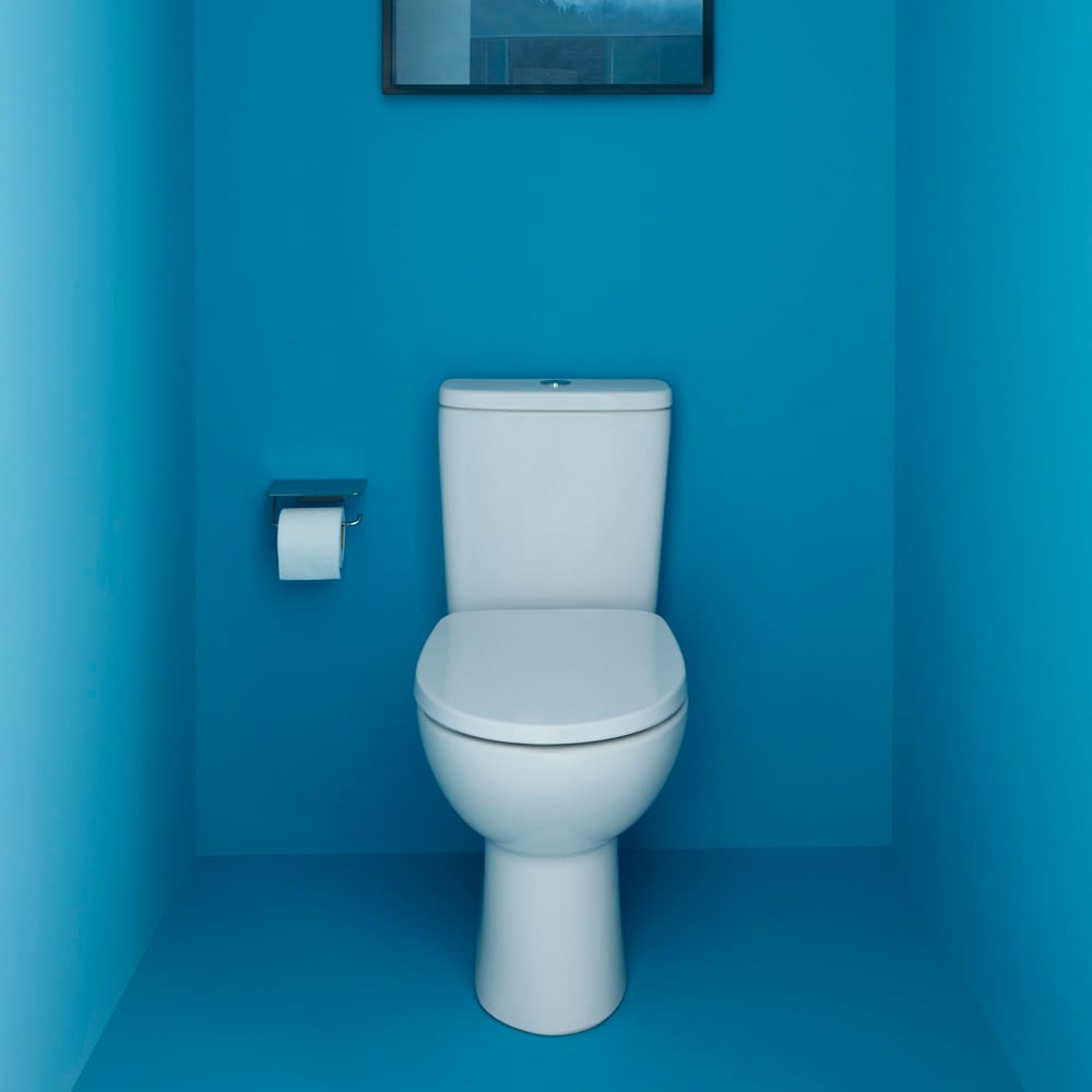 Set vas WC ROCA Victoria-N A34PV08000, rimless, portelan, rezervor 4.5 l, alb