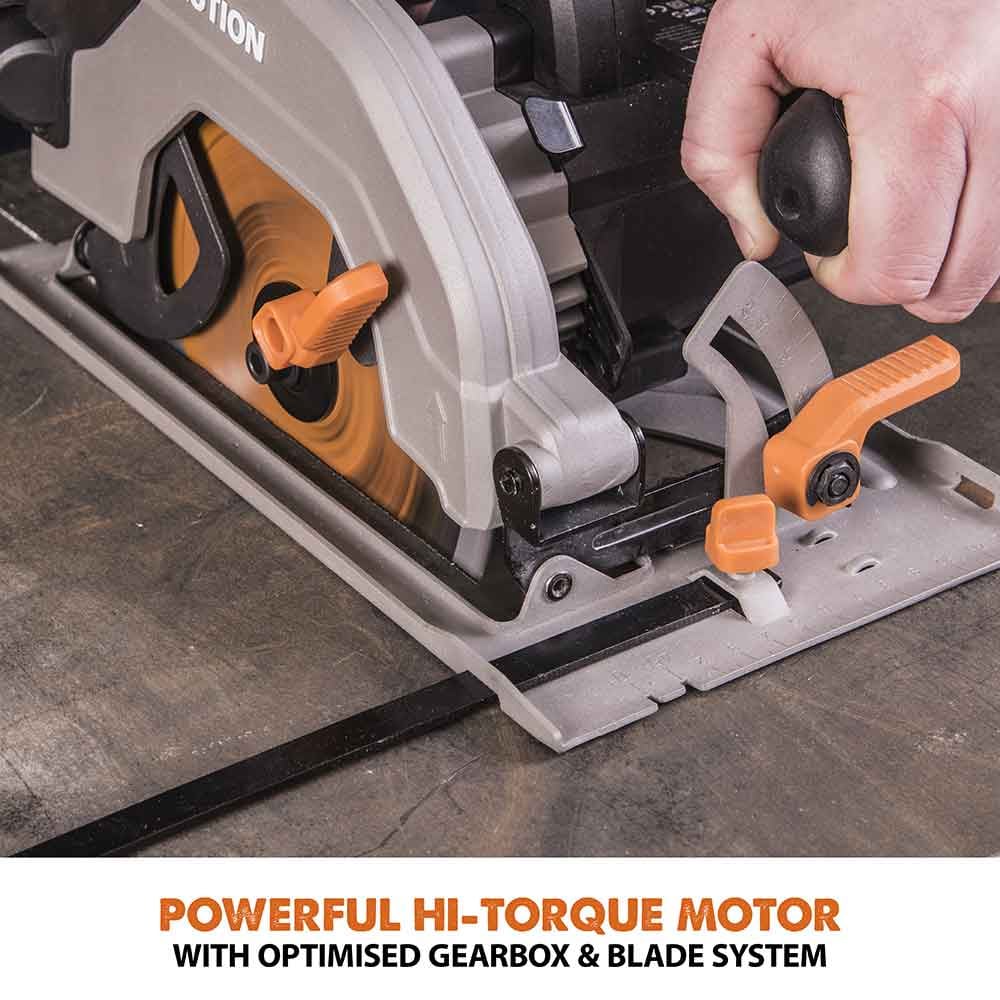 Fierastrau circular Evolution R185CCSL, 1200W, 3700rpm, panza 185mm