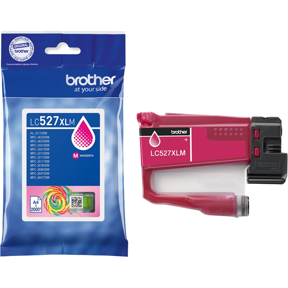 Cartus original BROTHER LC527XLM, magenta