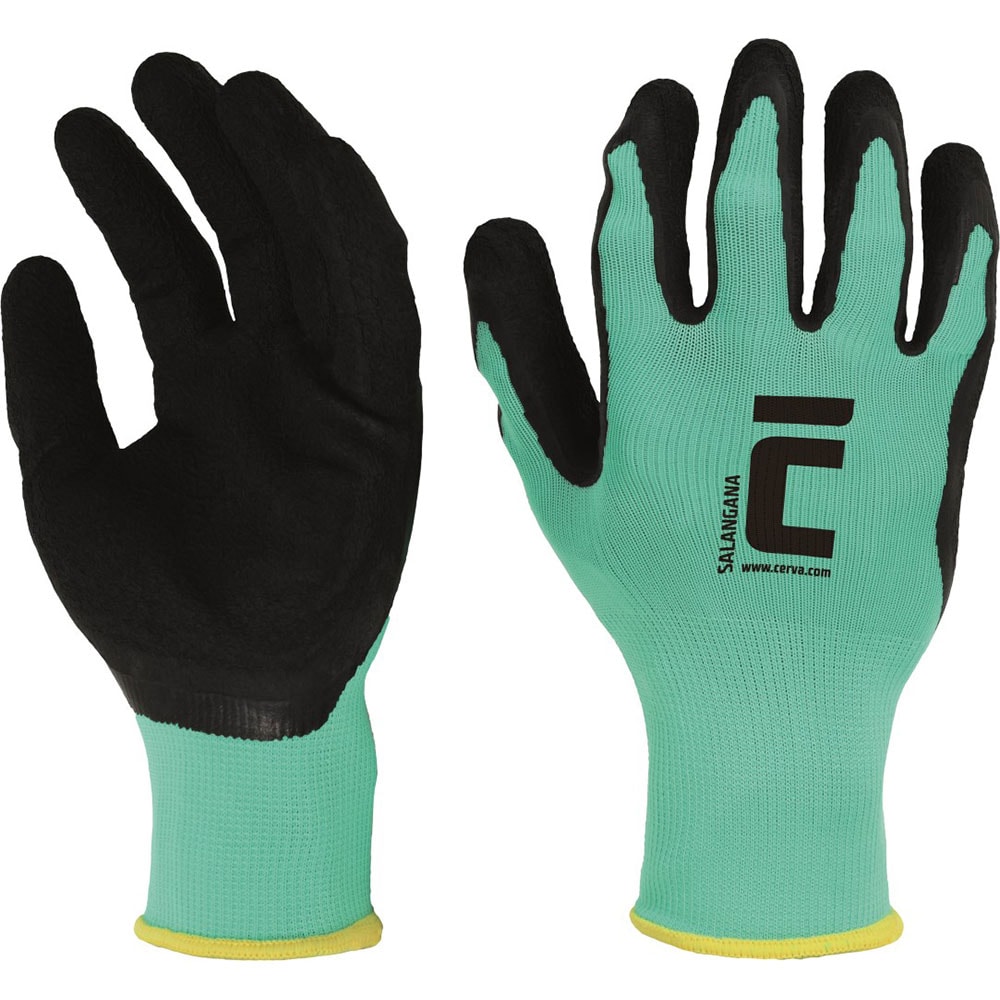 Manusi de protectie CERVA, latex, marimea 10, verde