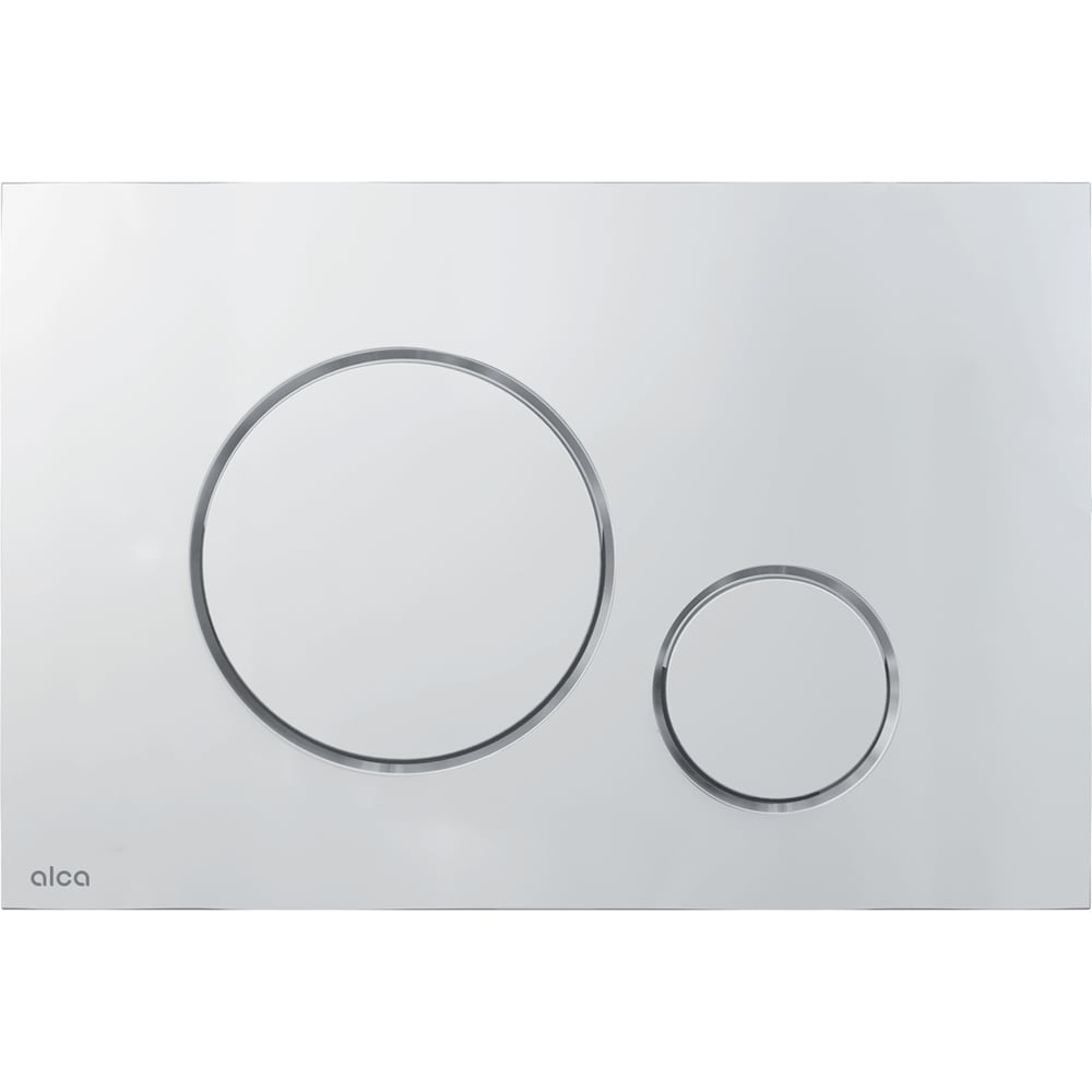Clapeta actionare WC ALCA Thin 6 M672, dubla actionare, crom mat