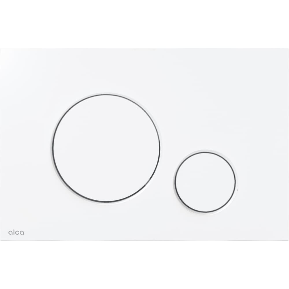 Clapeta actionare WC ALCA Thin 6 M676, dubla actionare, alb mat