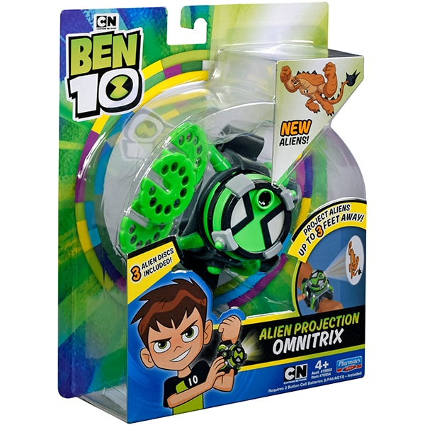 Ceas BEN 10 Omnitrix Alien Projection 76954, 4 ani+, verde-gri