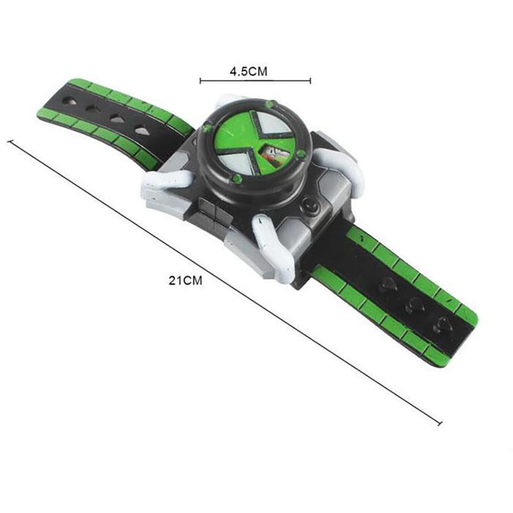 Ceas BEN 10 Omnitrix Alien Projection 76954, 4 ani+, verde-gri