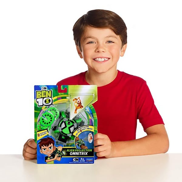 Ceas BEN 10 Omnitrix Alien Projection 76954, 4 ani+, verde-gri