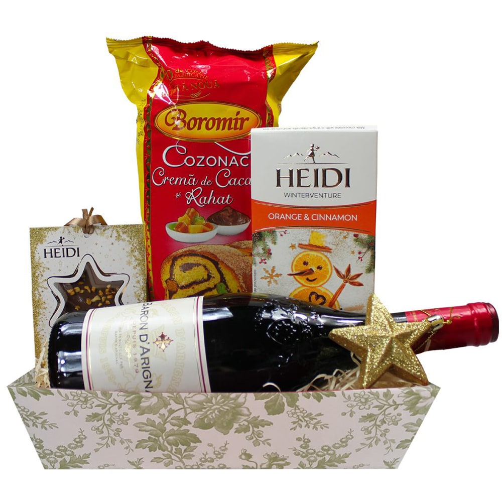 Cos cadou LUXURY BASKETS Little Snowman 5LSM