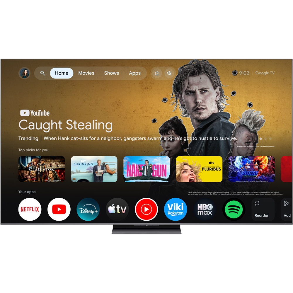 Televizor SQD MiniLed Smart TCL 85C89L, Ultra HD 4K, 215cm