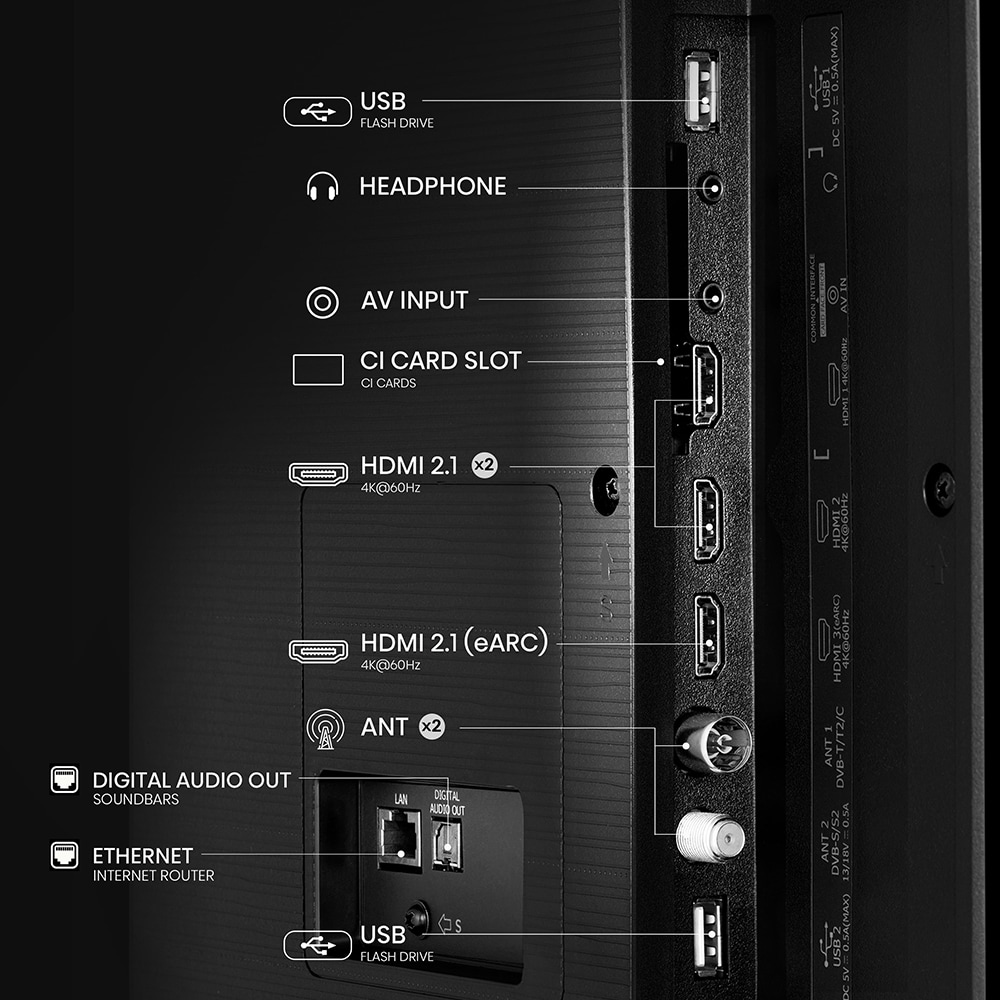 Televizor QLED Smart HISENSE 85E7Q, Ultra HD 4k, 215cm