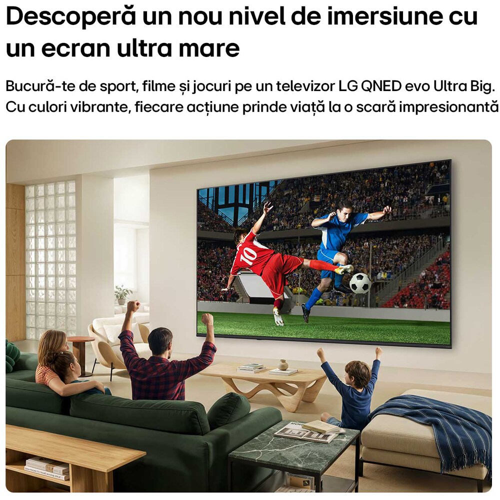 Televizor QNED SMART LG 85QNED72B3A, Ultra HD 4K, 214cm