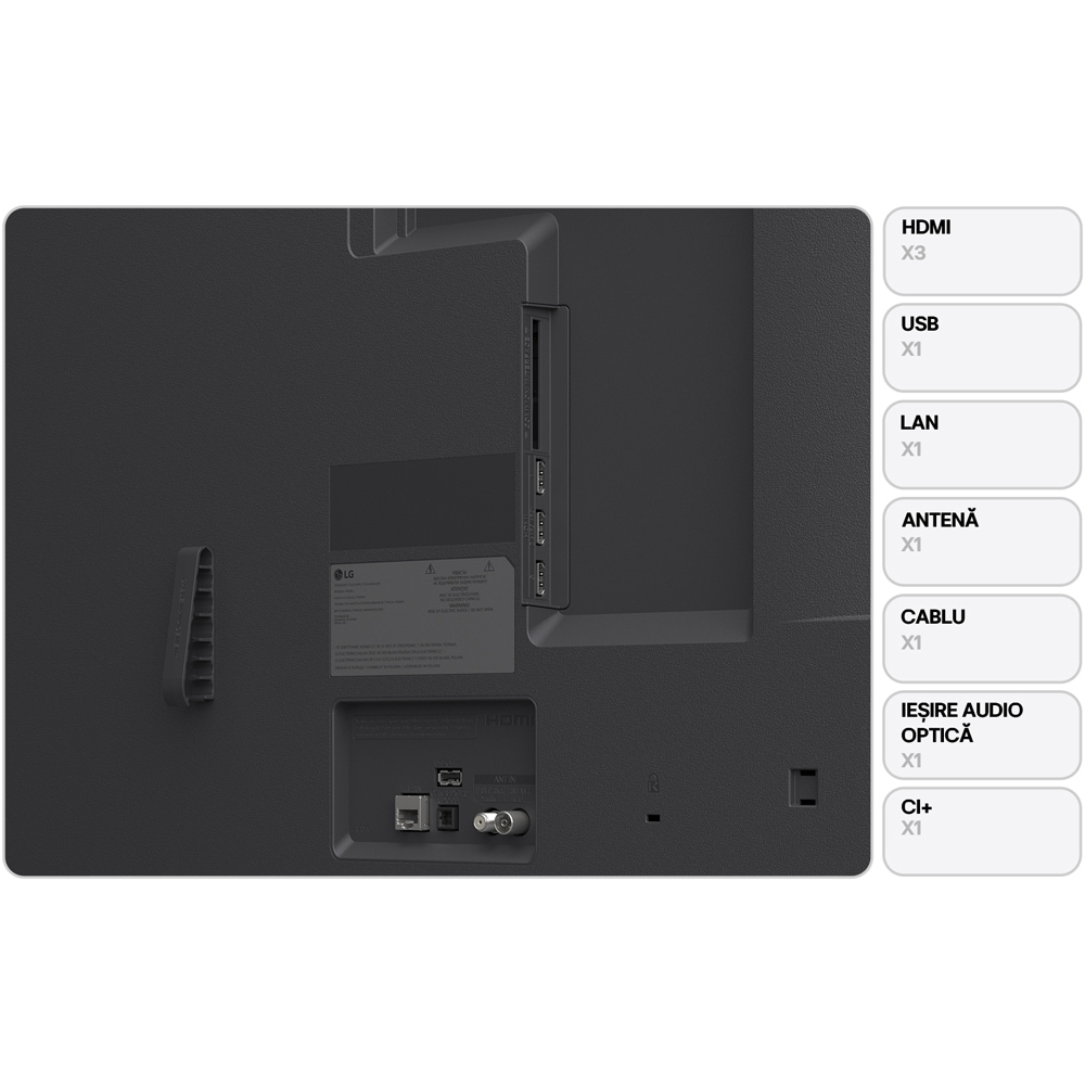 Televizor QNED Mini LED Smart LG 85QNED81B3A, Ultra HD 4K, 214cm