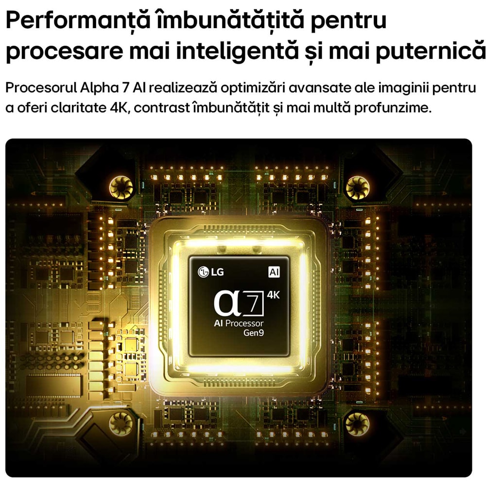 Televizor QNED Mini LED Smart LG 85QNED81B3A, Ultra HD 4K, 214cm