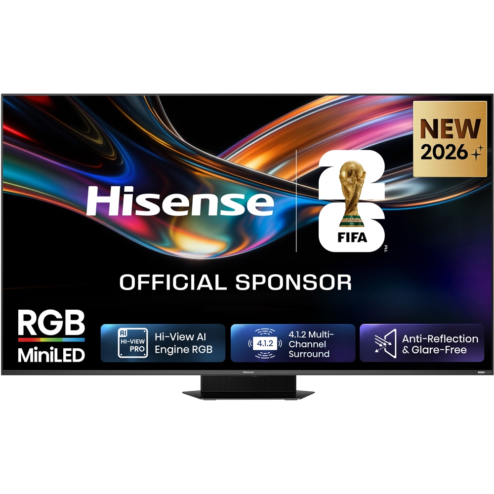 Televizor RGB Mini-LED ULED Smart HISENSE 85UR9S, Ultra HD 4K, HDR, 215cm