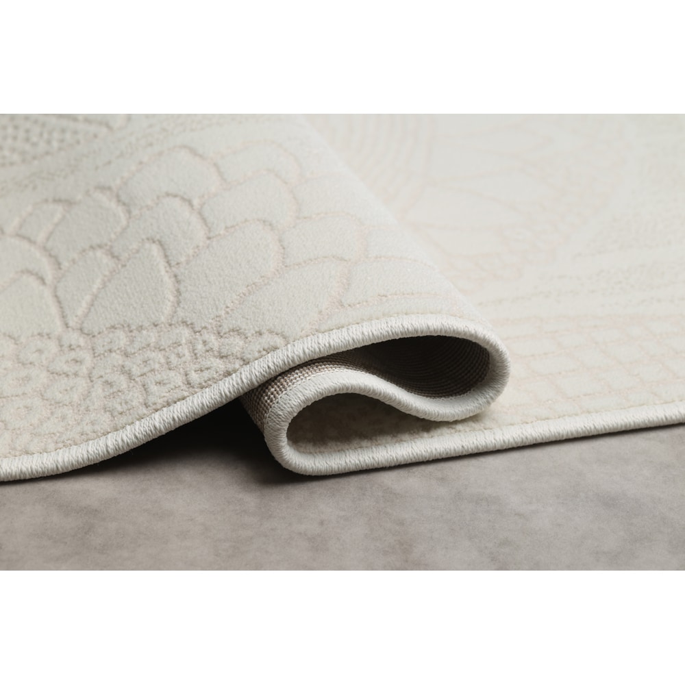 Covor living / dormitor Stella 29WEW, 120 x 170 cm, polipropilena, crem