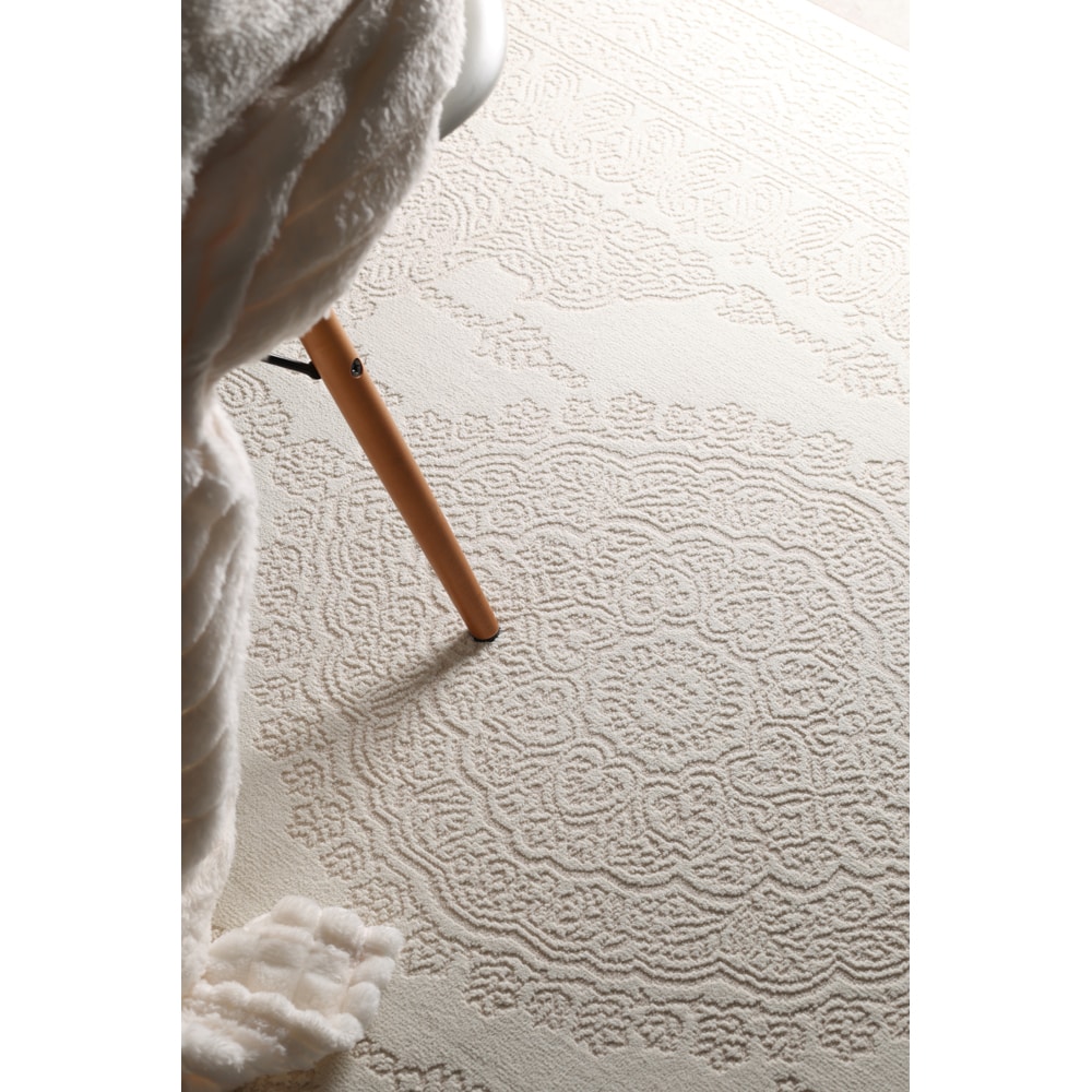 Covor living / dormitor Stella 24WWW, 160 x 230 cm, polipropilena, crem