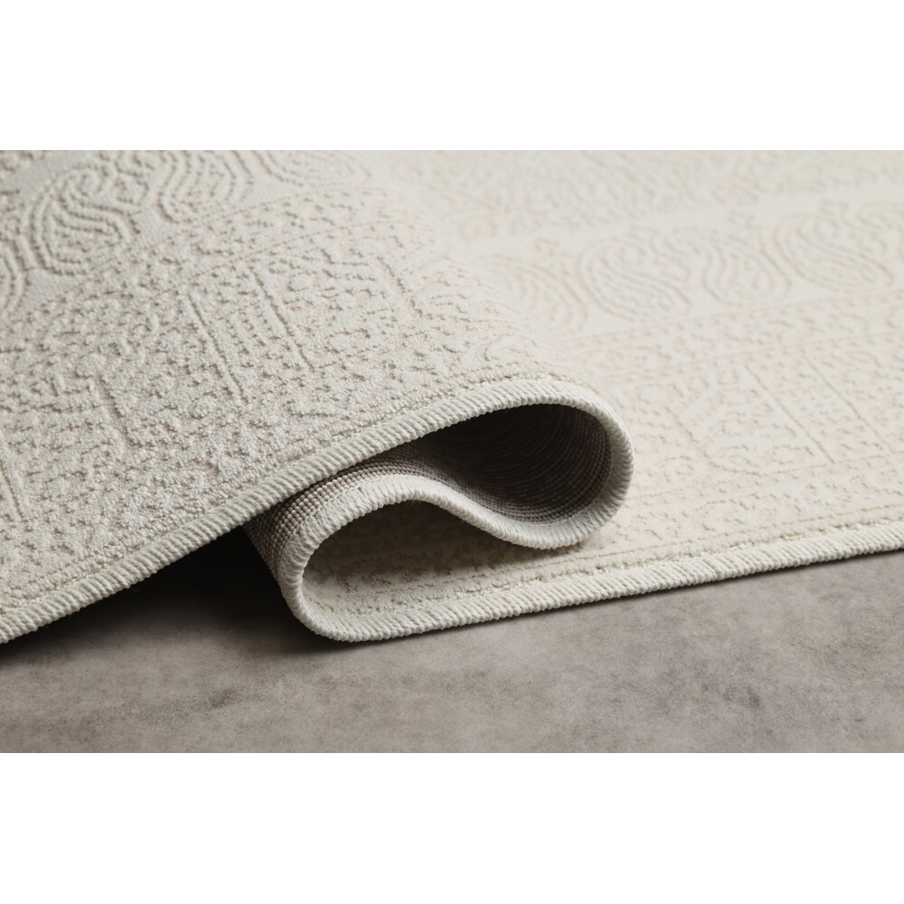 Covor living / dormitor Stella 24WWW, 80 x 150 cm, polipropilena, crem