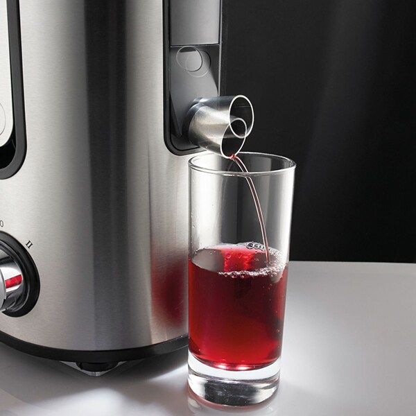 Storcator fructe si legume GORENJE JC900E, 1.1l, 900W, 2 trepte viteza, negru - inox 