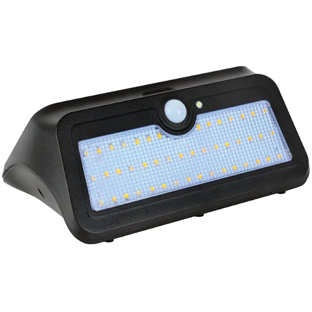 Lampa solara de exterior HOROZ, LED, 2W, IP44, 240lm, 4000K, plastic, negru