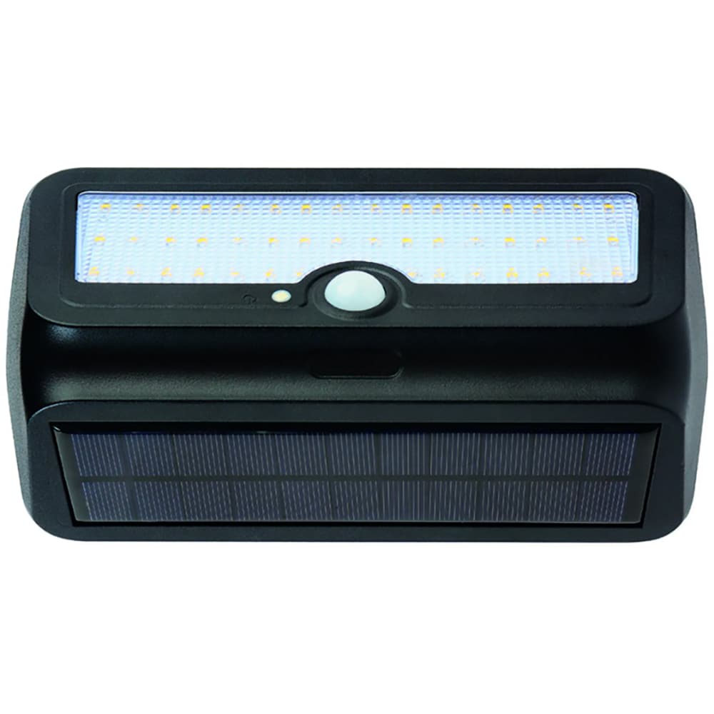 Lampa solara de exterior HOROZ, LED, 2W, IP44, 240lm, 4000K, plastic, negru