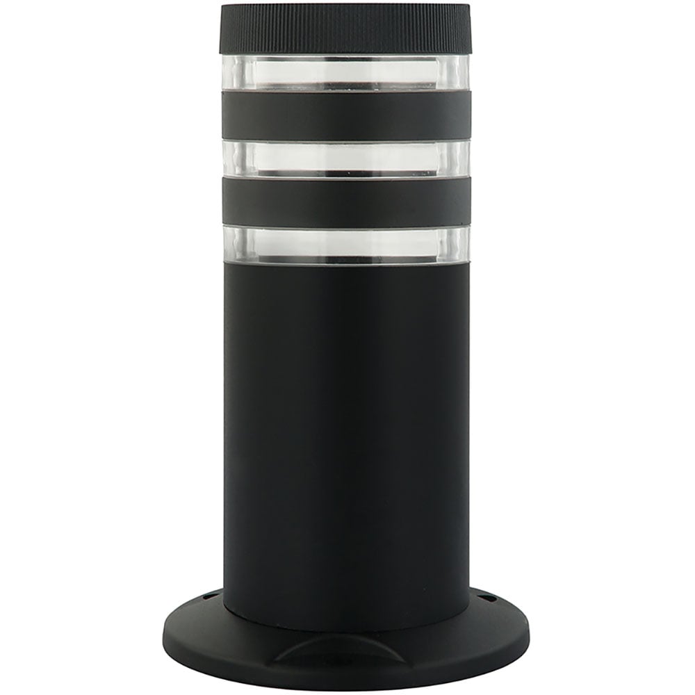 Stalp de iluminat gradina Horoz, 60W, E27, IP44, 300 x 90 mm, negru