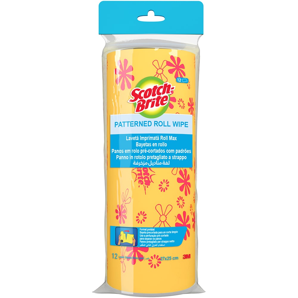 Laveta SCOTCH-BRITE MMLA0301, 12 bucati, diverse culori