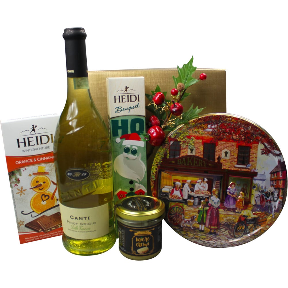 Cos cadou LUXURY BASKETS Golden Leaf 6GF