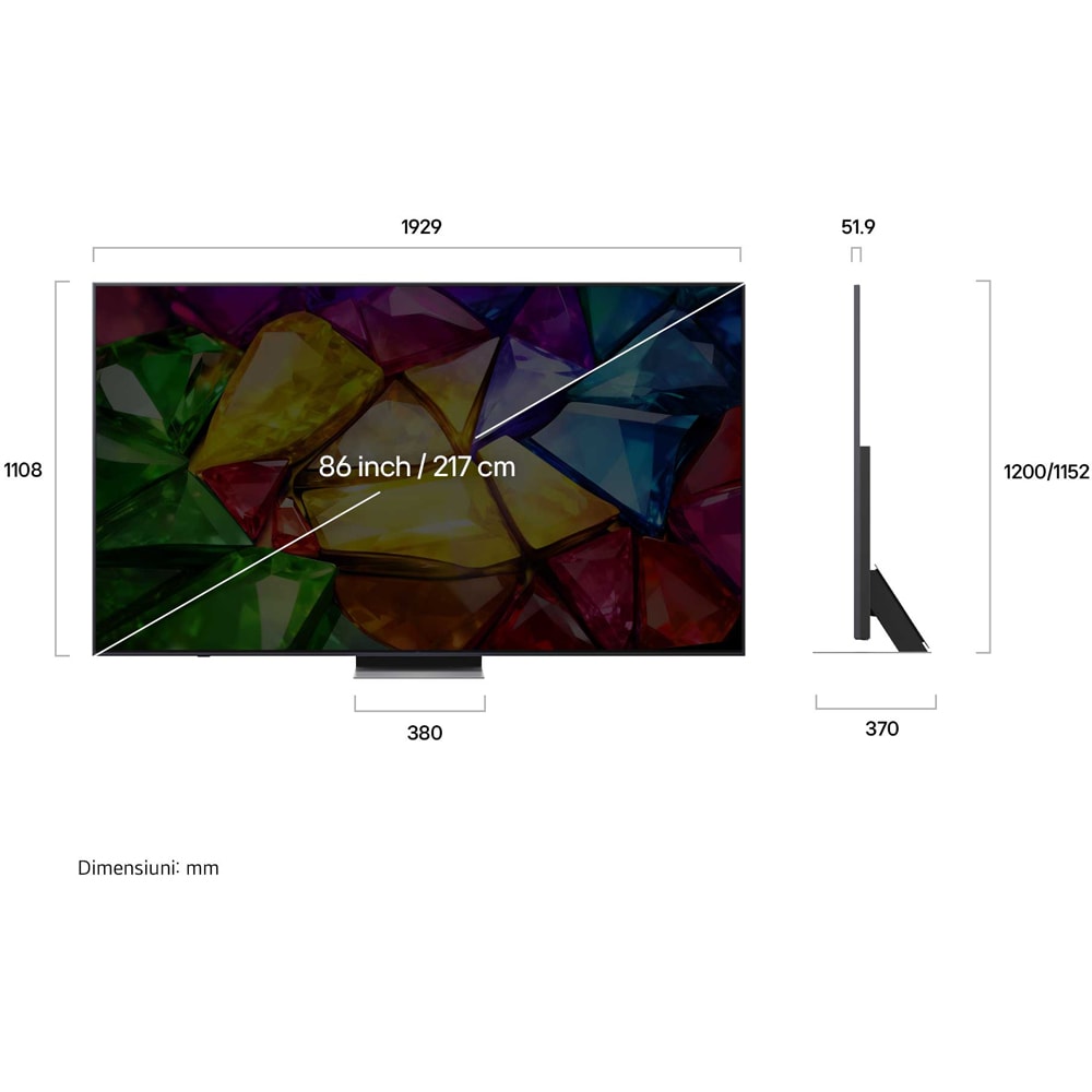 Televizor Mini RGB evo LG 86MRGB88B3B, Ultra HD 4K, 217cm
