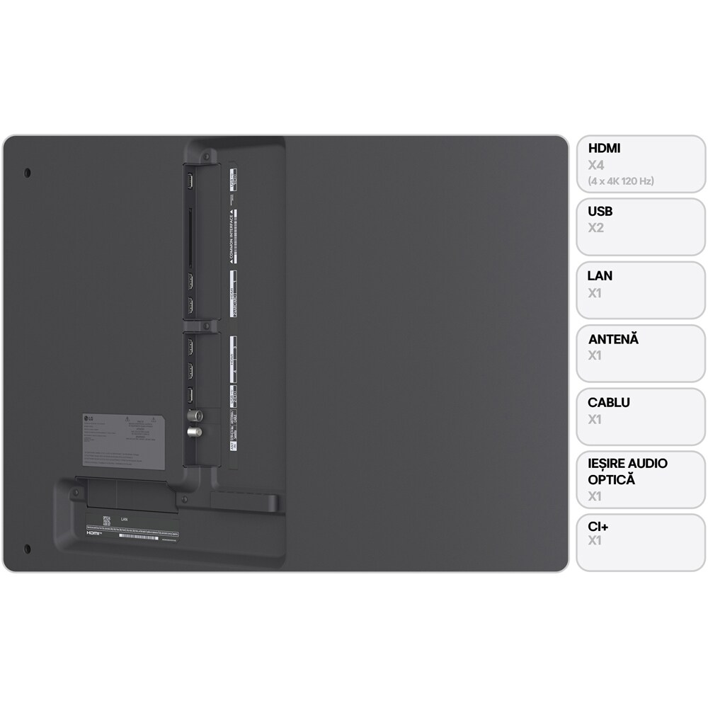 Televizor QNED EVO Mini LED LG 86QNED87B3A, Ultra HD 4K, 217cm