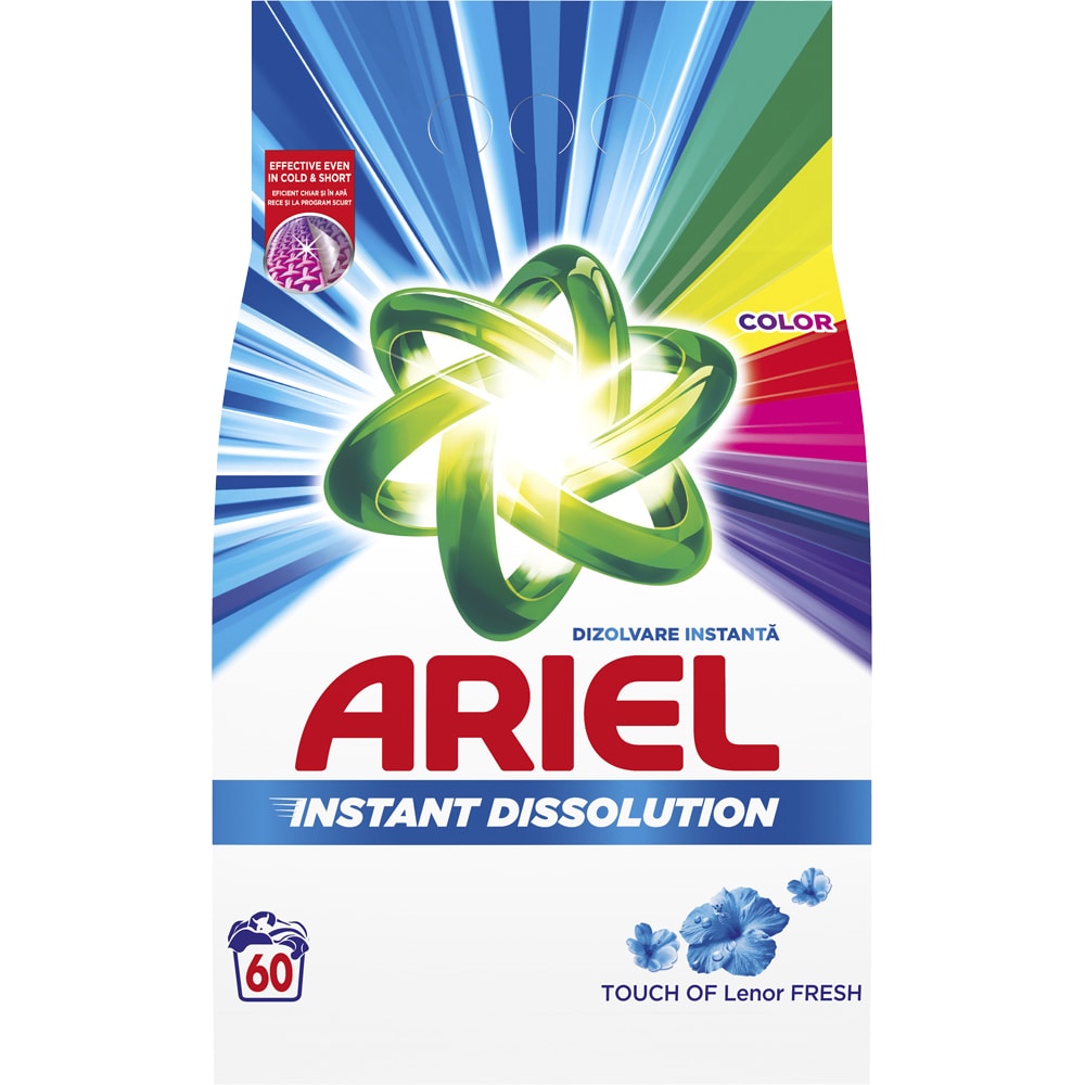 Detergent automat ARIEL Touch of Lenor Fresh Color, 4.5 kg, 60 spalari