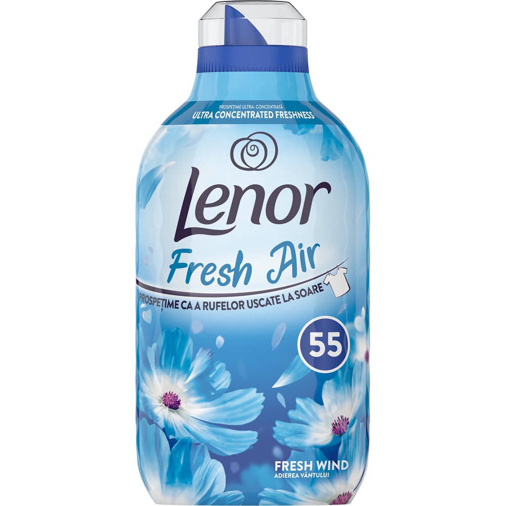 Balsam de rufe LENOR Fresh Air Effect Fresh Wind, 770 ml, 55 spalari