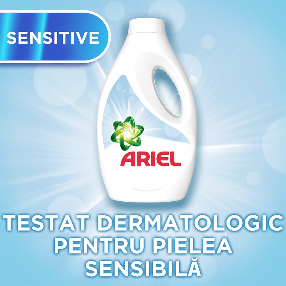 Detergent lichid ARIEL Sensitive Skin, 2 l, 40 spalari