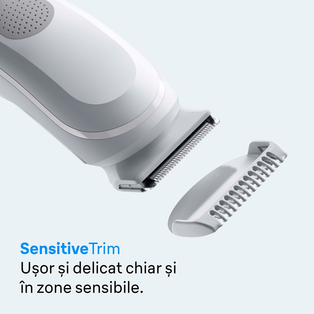 Aparat de tuns BRAUN Seria 3 BG3530, acumulator, 80 min autonomie, argintiu