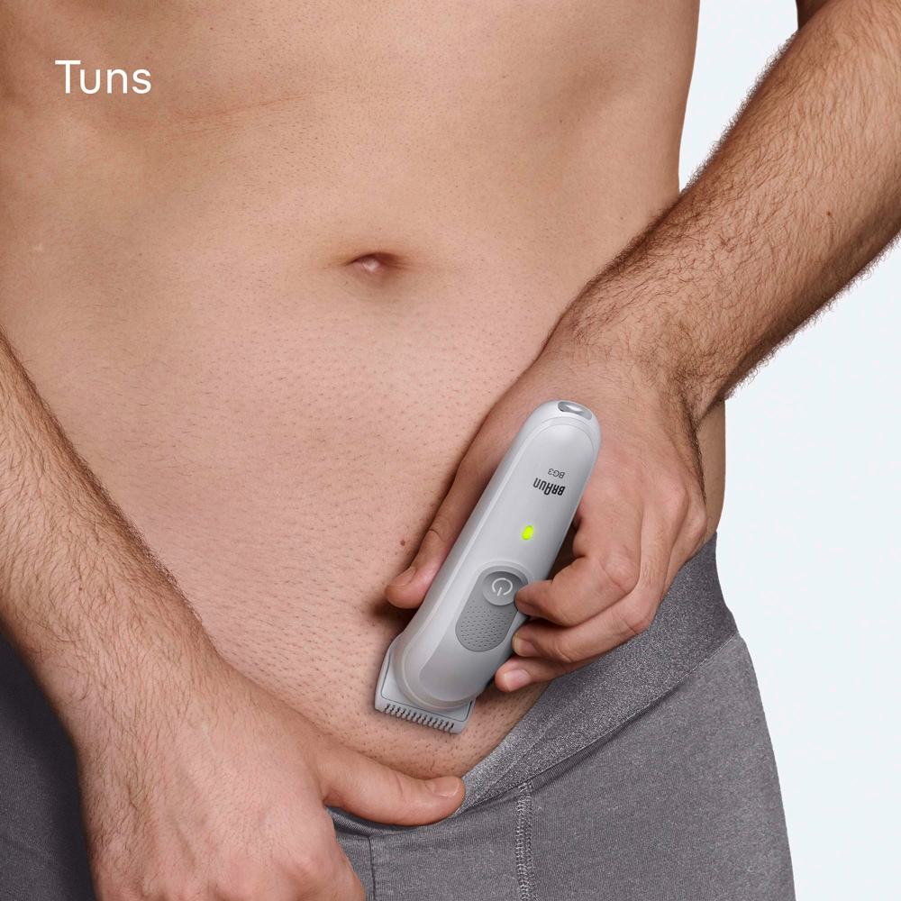 Aparat de tuns BRAUN Seria 3 BG3530, acumulator, 80 min autonomie, argintiu