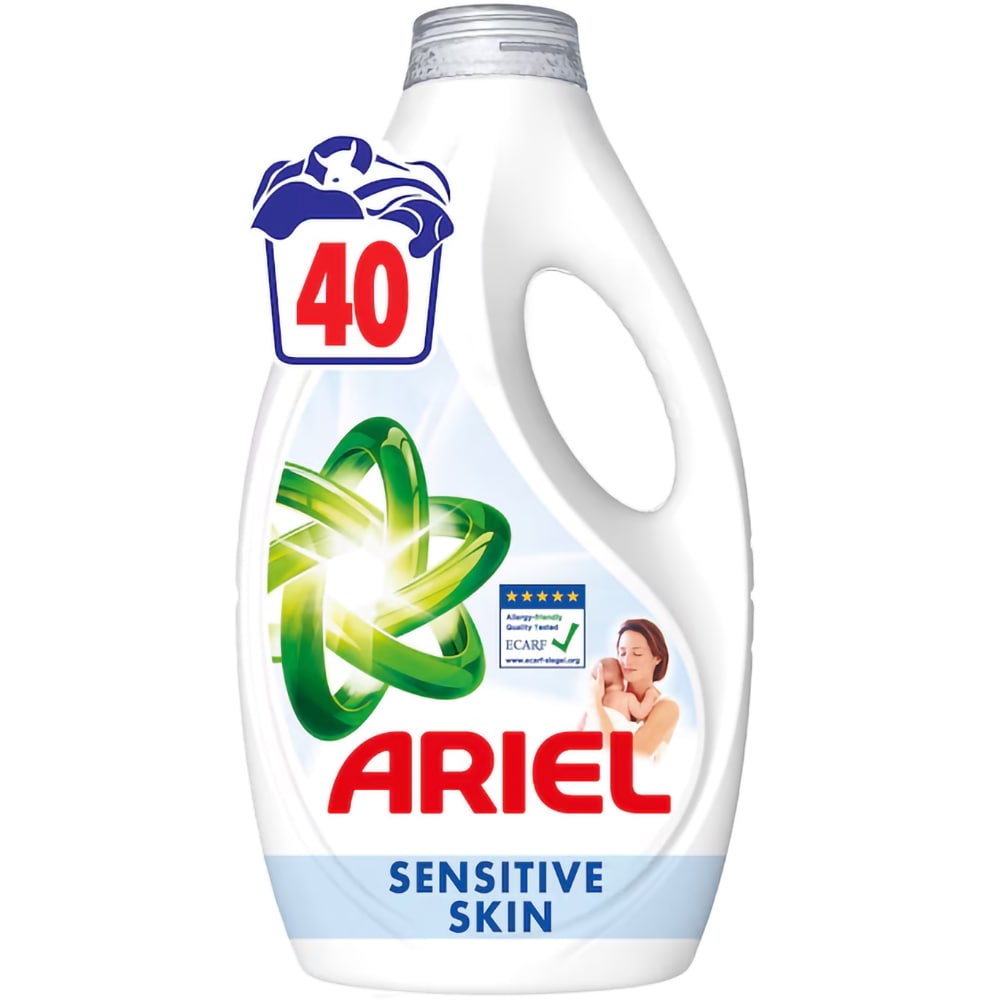 Detergent lichid ARIEL Sensitive, 1.8 l, 40 spalari