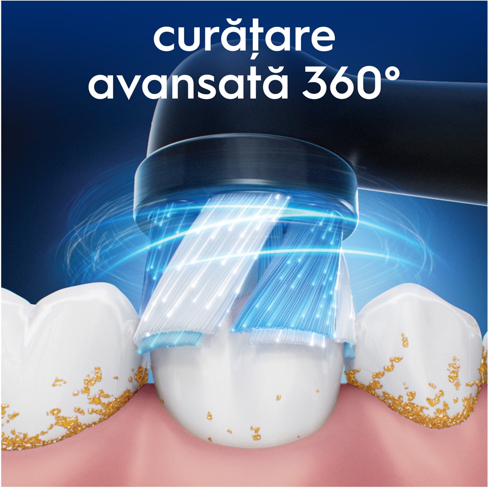 Rezerve periuta de dinti electrica ORAL-B iO Ultimate Clean, 8buc, negru