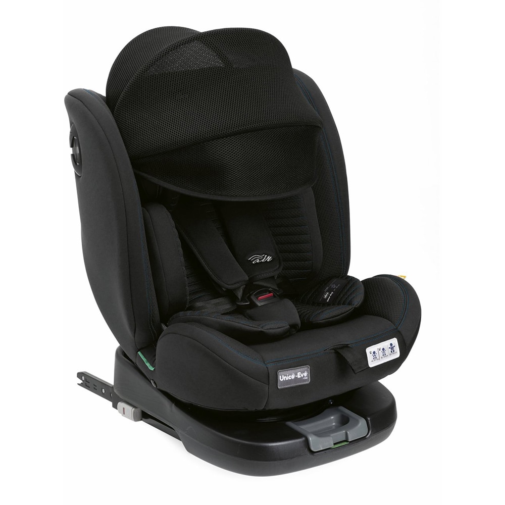 Scaun auto CHICCO Unico 870308BLACK, Isofix, 0-36 kg, i-Size, negru