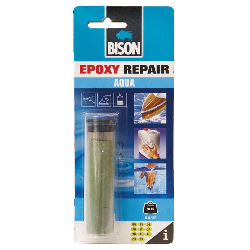 Adeziv pentru lucrari si reparatii BISON Expoxy Repair Aqua, bej, 56 g