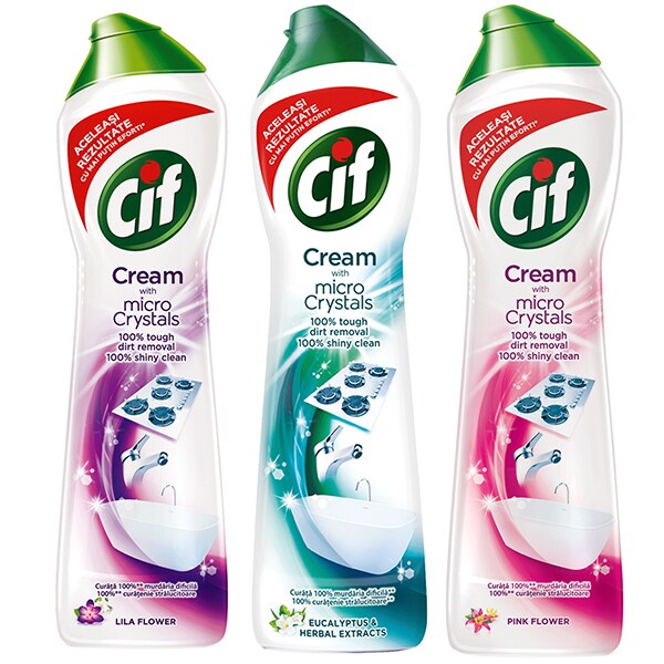 Pachet CIF Crema MixTrio 2, 3 x 500ml