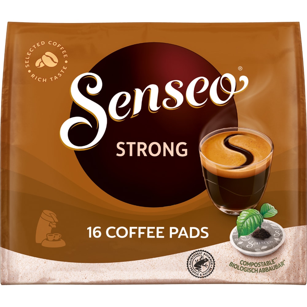 Paduri cafea SENSEO Strong, 16 paduri, 111g