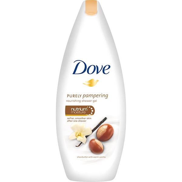 Gel de dus DOVE Shea Butter, cu Vanilie si Unt de Shea, 250ml