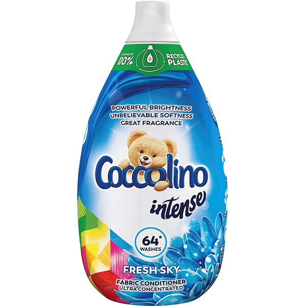 Balsam de rufe COCCOLINO Intense Fresh Sky, 960ml, 64 spalari