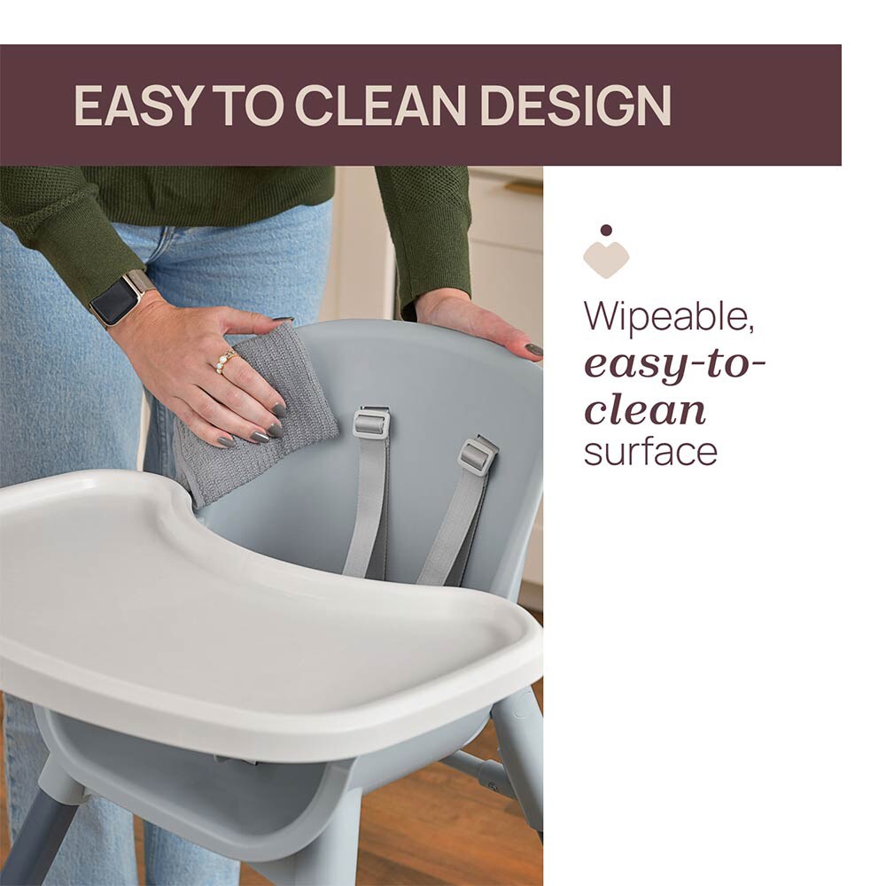 Scaun de masa CHICCO Zest 87170778, 6 luni+, gri-alb